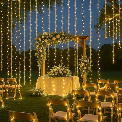 50 Counts Warm White LED Christmas Lights, 25ft Commercial Grade Outdoor String Lights - Waterproof UL Certified White Wire with 5mm Wide Angle Bulbs for Christmas Tree, Indoor & Outdoor Decor