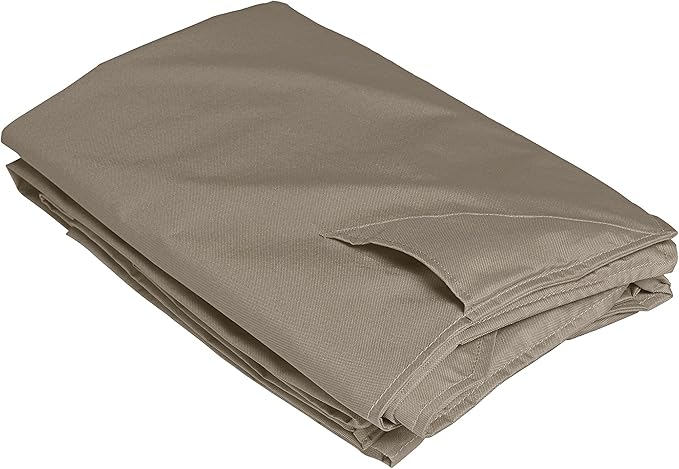 Classic Accessories Storigami Easy Fold Water-Resistant 64 Inch BBQ Grill Cover, Goat Tan
