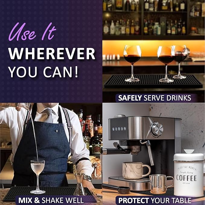 bar mat Pack of 1 18 * 12inch