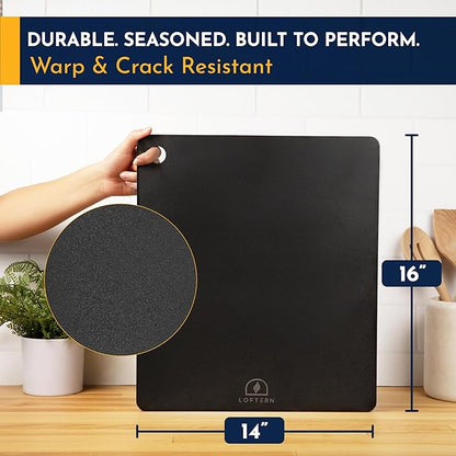 14" x 16" Pizza Steel - Heavy-Duty Carbon Steel Baking Plate for Oven, Grill & Pizza Oven - Pro Pizza Stone for Bread, Sourdough, and Crisp Crust Perfection