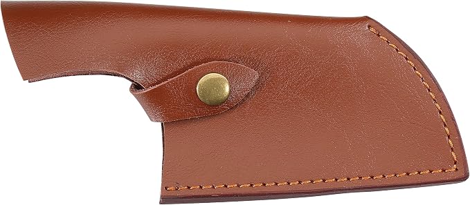 Zassenhaus Keeper Chef's Knife 9.8-inch, Handmade Blade Steel with Hole, Pakka Wood Handle with Leather Sheath, for Kitchen or Outdoor Chef's, Boning, Chopping Knife
