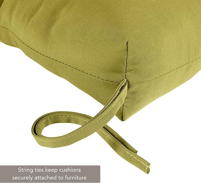Greendale Home Fashions Outdoor Reversible Chaise Lounge Chair Cushion, Lime