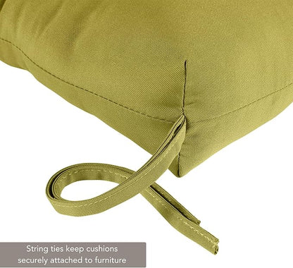 Greendale Home Fashions Outdoor Reversible Chaise Lounge Chair Cushion, Lime