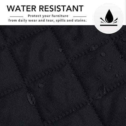 Easy-Going Sectional Couch Covers for Dogs L Shape Sofa Cover Reversible Sofa Slipcover Chaise Lounge Cover Furniture Protector Cover for Pets Dog Cat (42 x 52 inches, Black/Black) | Soft Sofa Slipcover For Dogs, Fits Left/Right Chaise Lounge Protector...