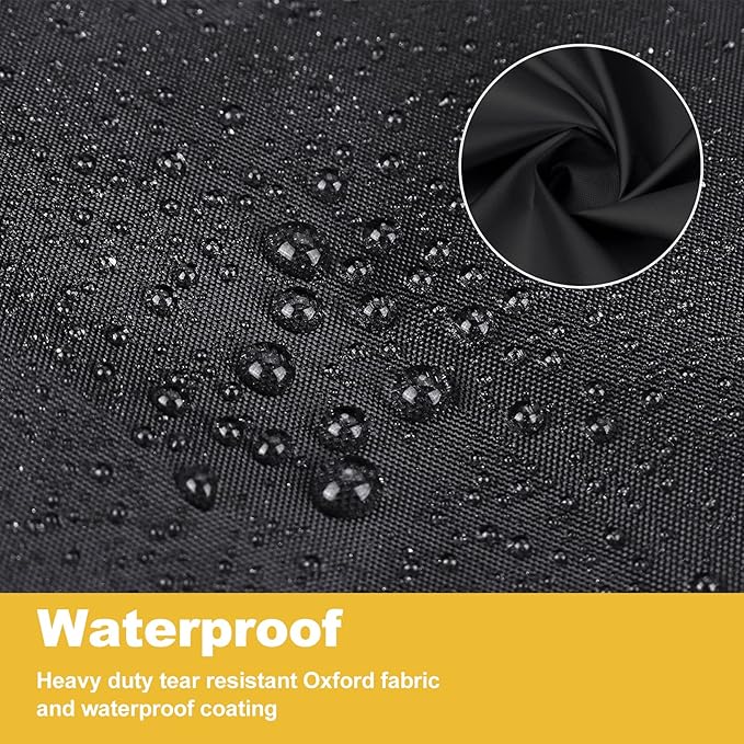 Grill Cover for Weber Traveler Portable Gas Grill 9010001, Outdoor Heavy Duty Waterproof Oxford Fabric Weather Resistant