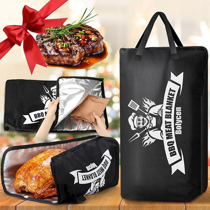 21in Upgrade Black BBQ Blanket + 1 BBQ Light