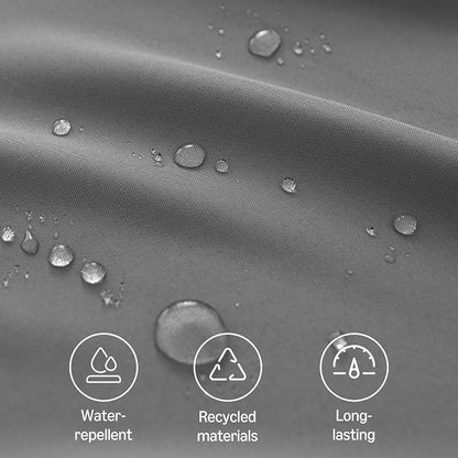 Amazon Basics Thin Rectangle Tablecloths, Water-Resistant Textured Fabric, Wrinkle Resistant, Washable Decorative Table Cover for Dining, Parties, 60" x 104", Dark Gray, Pack of 2