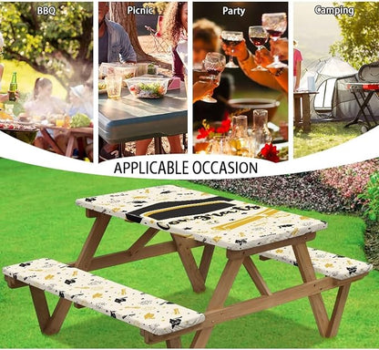 3 PCS Graduation Tablecloth Rectangle Class of 2025 Table Cover for Graduation Table Decorations Party Decor Supplies Favors
