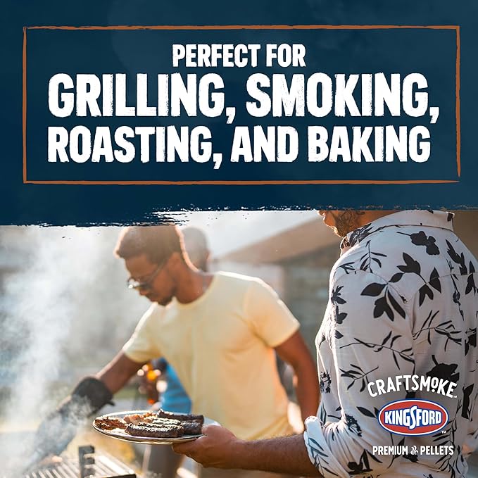 Kingsford Craftsmoke Premium Grilling Wood Pellets, Mesquite BBQ Pellets for Grilling, 100% Natural Hardwood, 20 pounds