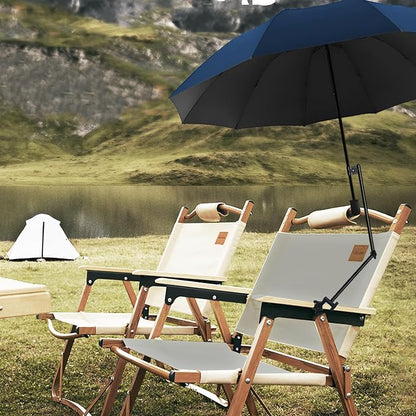 XLINGZA UPF 50+ Beach Umbrella with Adjustable Universal Clamp