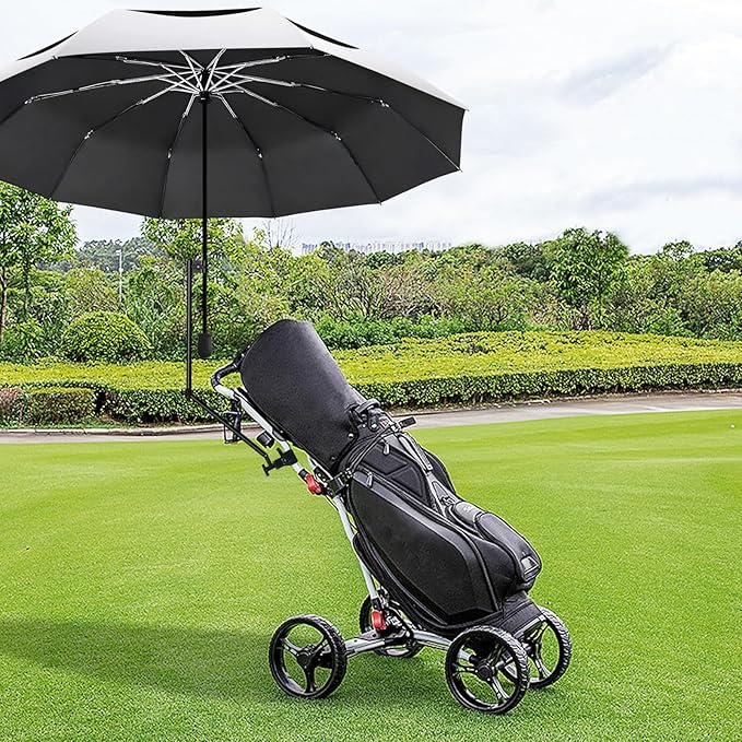 XLINGZA UPF 50+ Beach Umbrella with Adjustable Universal Clamp