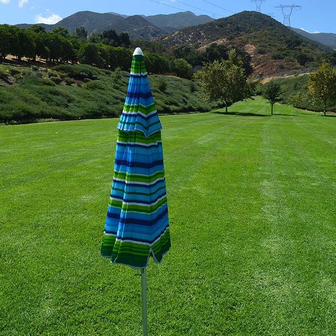 Beach Umbrella Rainbow Includes Carry Bag