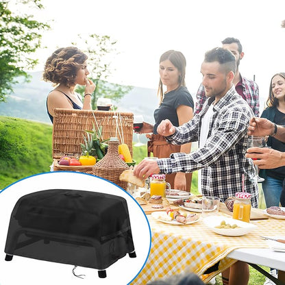 Tabletop Grill Cover for Char Broil Portable 240 Liquid Gas Grill, Waterproof Small Table Top BBQ Cover, Heavy Duty Outdoor
