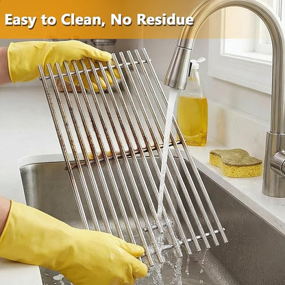 BBQ-PLUS RJC008P Grill Grates Replacement Parts for RCS 32" Premier RJC32A, Blaze 3/4/5 Burner BLZ-4LTE2-NG BLZ-32-034, Stainless Steel Cooking Grids for Summerset Sizzler 32" Grills, 4 Pack