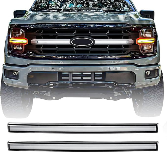 AMERICAN MODIFIED LED Grille Lights w/Sequential Turn Signal Compatible with 2024+ F150 XLT