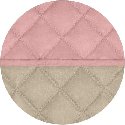 PureFit Reversible Recliner Chair Covers Couch Covers for Dogs, 28 in | Pink/Beige, Water Resistant Couch Protector, Washable Pet Couch Cover with Non Slip and Elastic Straps For Kids