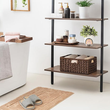 GRANNY SAYS Wicker Storage Basket for Shelves, Waterproof Wicker Basket for Organizing, Woven Basket for Shelves, Decorative Basket for Pantry, Brown