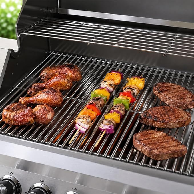 Flavorizer Bars,Heat Deflectors,Grill Burner and Grill Grid for Weber Genesis II 300/LX 300, GS4 Genesis ii E-310 ii E-315 ii E/S335 ii se-335 Grill
