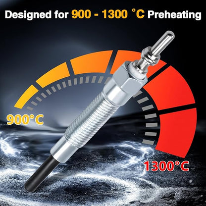 2PCS Smoker Igniter Glow Plugs Compatible with Weber SmokeFire EX4/EX6/EPX6 Wood Fired Pellet Grill Replace#: 69436