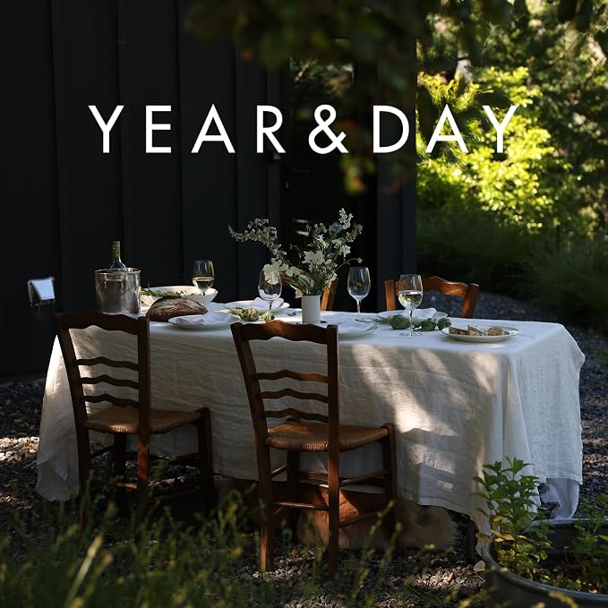 Year & Day Outdoor Set of 4 Unbreakable Lightweight Salad Plates, Plant Derived, Moon White, 8.5 inch