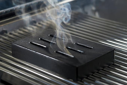 GrillPro 00150 Cast Iron Smoker Box , Black , 5" L x 1.5" H x 8" W