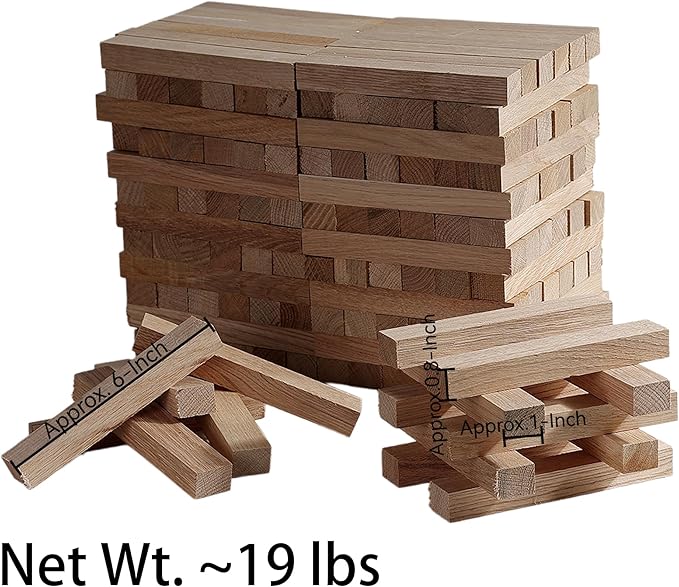 Pizza Oven Wood 19 Lbs Kiln-Dried Oak 6 Inch Mini Barkless Cooking Logs for Ovens, Grills & Smokers, Fits Ooni, Gozney, Solo Stove, for Camping, Fire Pits & Bonfires
