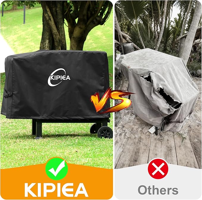 Kipiea Single Shelf Griddle Cover for Blackstone 22" & 28" Griddle, Heavy Duty Tear & Fade Resistant and Waterproof for Blackstone 1529/1517 with Buckles and Drawstrings