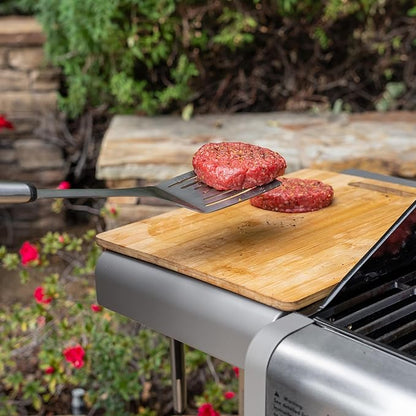 Kenmore 3-Pc BBQ Grill Tool Set, Stainless Steel Grilling Tools for Outdoor Gas Grill, Includes Tongs, Fork, and Spatula, Essential BBQ Grill Tools for Gas Propane Grill and Outdoor Grilling