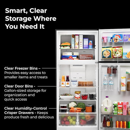 Kenmore 20.2 cu. ft. 30" Wide Top Mount Refrigerator - Black