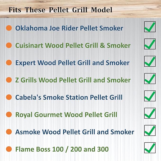 Meat Probe for Nexgrill Oakford Wood Pellet Grill,for Pit Boss, Louisiana Grill,Asmoker,Cuisinart,Z Grills Wood Pellet Smoker Meat Probes,2-Pack
