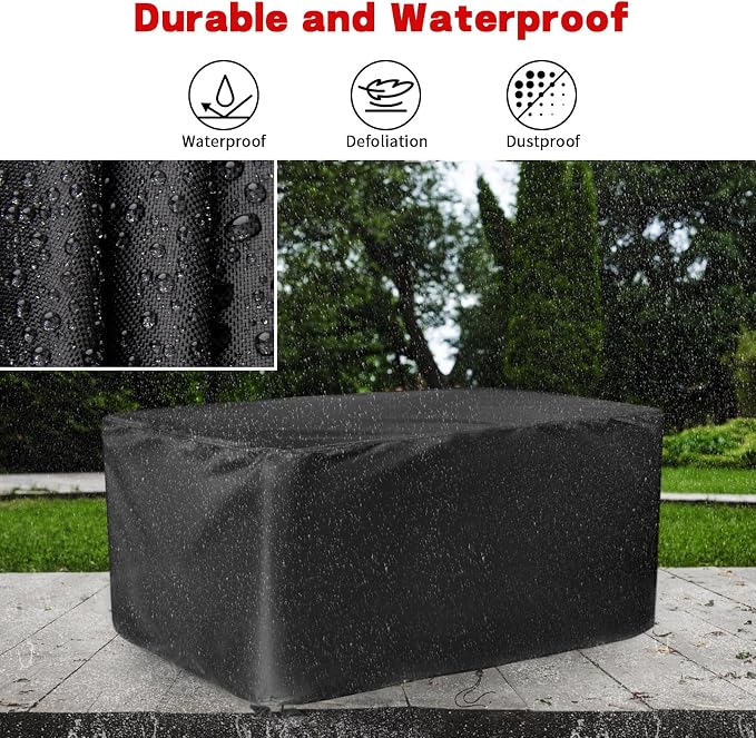 Deck Box Cover for Ortus Collective 150 Gallon Deck Box | Double Layer Waterproof Resin Storage Box Covers for Patio, Garden, Pool- 60 ''L x 27''W x 27 ''H