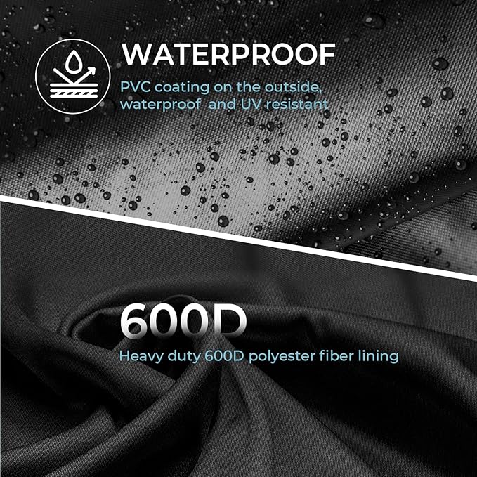 SHINESTAR Upgraded Smoker Grill Cover for Pit Boss 820/850, Wood Pellet Grills Cover for Pit Boss Pro 820/850 Series, Sportsman/Deluxe 820 Series, Waterproof & Heavy Duty, 600D