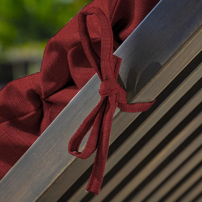Arden Outdoor Chaise Cushion, 22 x 77, Rain-Proof, Fade Resistant Ruby Red Leala | Lounge Cushion, Rain-Proof, Fade Resistant, Mold and Mildew Resistant