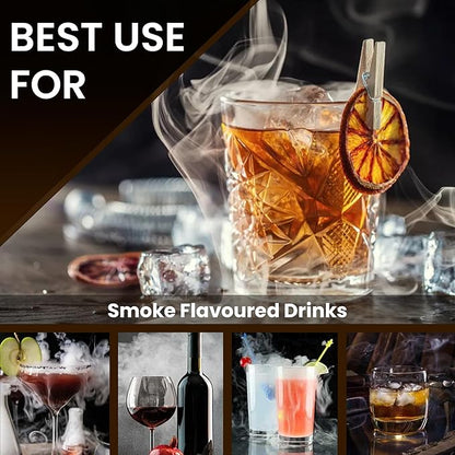 Wood Chips Easter Gift - 12 Flavor Natural Artisan Pack | Premium Smoking Chips for Cocktail Smoker Gun | Professional Bar Accessories for Whiskey Bourbon Dad Husband