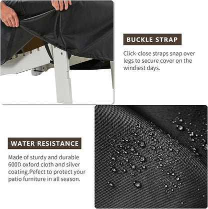 Grill Cover for Outdoor Grill 65 inch, Gas Grill Covers Heavy Duty Waterproof Suitable for Weber Genesis 2, All Weather Protection 65 Inch Grill Cover 65" L x 24" W x 46" H Black