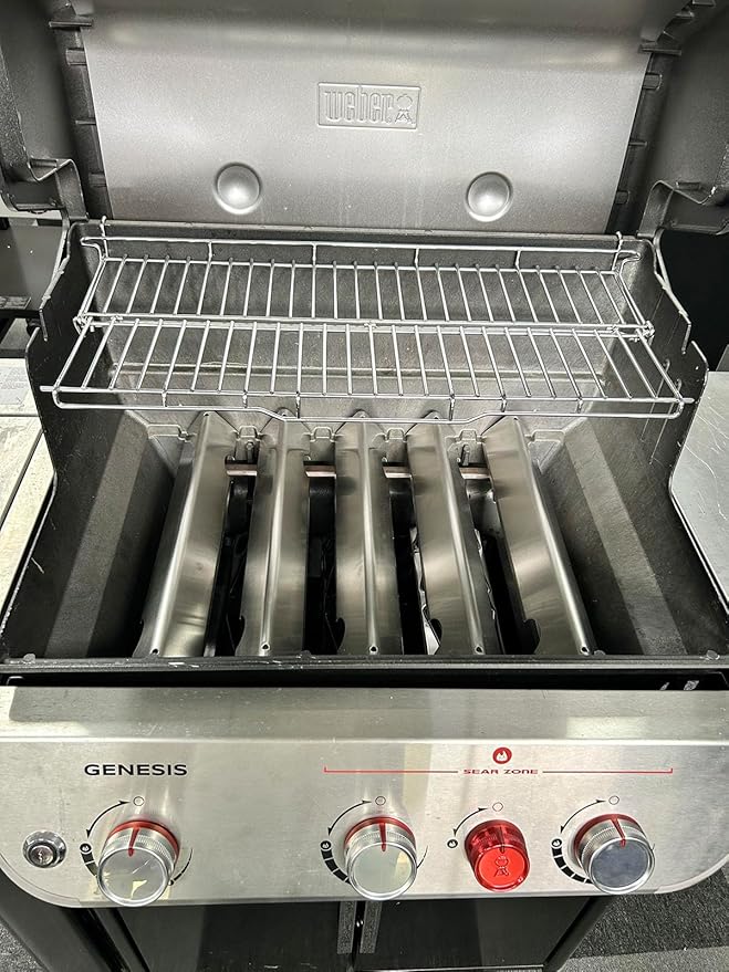 66032 GS4 Genesis 2 Flavorizer Bars for Weber 3 Burner GS4 Genesis II Replacement Parts Genesis II/LX 300 SER E310 E315 E335 S310,Genesis 300 (2022 YRS), Weber 67095 66795,17 1/8'' 304 Stainless Steel