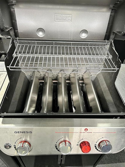 66032 GS4 Genesis 2 Flavorizer Bars for Weber 3 Burner GS4 Genesis II Replacement Parts Genesis II/LX 300 SER E310 E315 E335 S310,Genesis 300 (2022 YRS), Weber 67095 66795,17 1/8'' 304 Stainless Steel