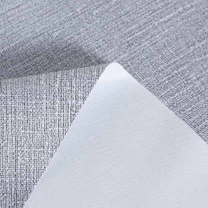 sancua 100% Waterproof Vinyl Tablecloth Table Cloth 54 Inch Round, Grey | Oil Spill Proof, PVC Material, Wipe Clean Table Cover for Dining Tables, Buffet Parties and Camping