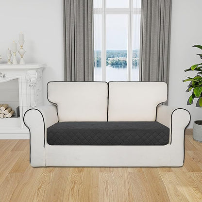 Easy-Going Sectional Couch Covers for Dogs L Shape Sofa Cover Reversible Sofa Slipcover Chaise Lounge Cover Furniture Protector Cover for Pets Dog Cat (30 x 50 inches, Dark Gray/Beige) | Dark Gray/Beige, Soft Sofa Slipcover For Dogs, Fits Left/Right Ch...