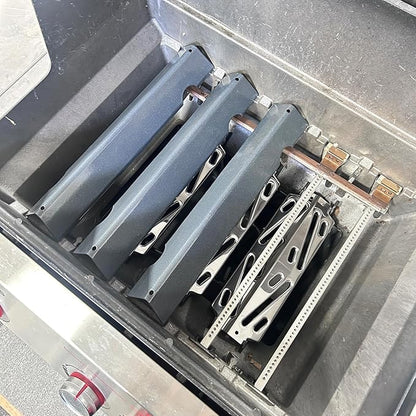 Grill Replacement for Weber Genesis 2 GS4 Parts 3-Burner Genesis II/II LX 300 & Weber Genesis 300(2022 Y),Flavorizer Bars 66032 67095, Grates 66802 66095, Burner 67490 67489&Heat Deflector 66040 66685