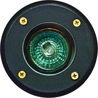DABMAR LIGHTING LV301-LED5-B-SLV Well Light W/O Grill W/PVC Sleeve 5W LED MR16 12V, Black