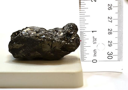 Santa's Coal for Christmas Stocking - Large Lump of Genuine American Coal in Premium Cotton Bag (Egg/Golf Ball Size, 2.5" x 2" x 1.5") - Ideal for Stocking Stuffers, Gag Gifts - Includes Experiment