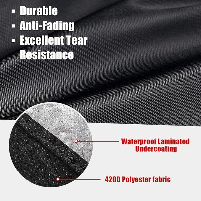Outdoor Single Burner Stove Cover, Portable Waterproof Outdoor Cover for Camping Stove Countertop Burners Propane Gas Grill Cooker - 17”L x 17”W x 20”H