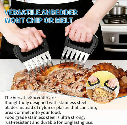 T-Raputa Turkey Baster Set – Includes Baster for Cooking, Barbecue Basting Brush,2 Meat Shredder Claws 2 Flavor Injector with Cleaning Brush– for Home Baking Kitchen Tool,Ideal Holiday Gift Great