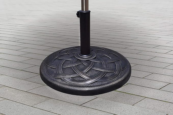 BACKYARD EXPRESSIONS PATIO · HOME · GARDEN 911554 21 Pound Umbrella Base, Bronze