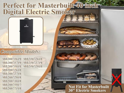 Large Water Bowl for Masterbuilt 40-inch Digital Electric Vertical BBQ Smoker MB20071619, MB20071719, MB20071819, MB20072618, Water Pan Replacement Part for Masterbuilt Original Model 9007180374