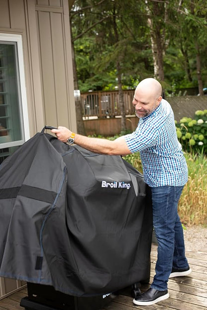 Broil King 68487 58" Premium Grill Cover, Black