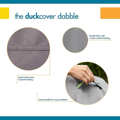 DUCKCOVERS Soteria Waterproof 74 Inch Patio Chaise Lounge Chair Cover, Chaise Lounge Covers Outdoor