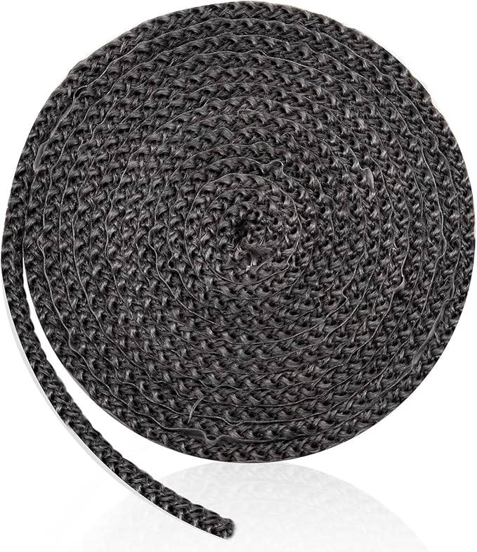 Criditpid 1-00-2312 Door Glass Gasket fo Harman P35i, P38, P43, PC45, P61, P68, PF100, Absolute 43 Pellet Stove, Harman Coal & Wood Stoves, Self-Adhesive Flat Gasket Tape fo Harman Pellet Stoves