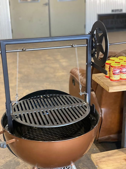 SANTA MARIA GRILL ATTACHMENT FOR WEBER KETTLE (FOR WEBER KETTLE 22 INCH)